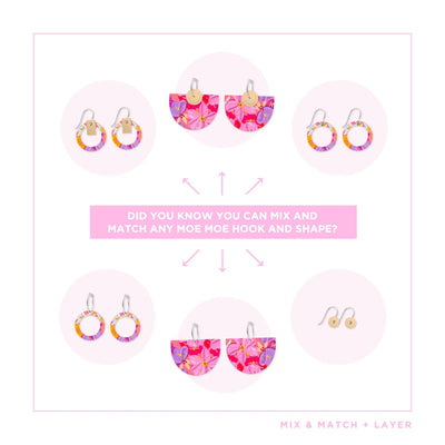 Alex Mason Sorbet Blooms Bell Halo Pack Earring